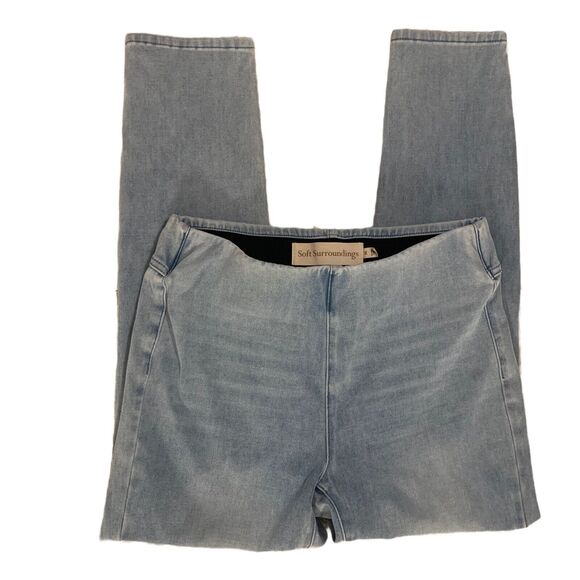 Soft Surroundings Petites Jeans Ultimate Denim Pull On Skinny Fit Size Small - Picture 2 of 8